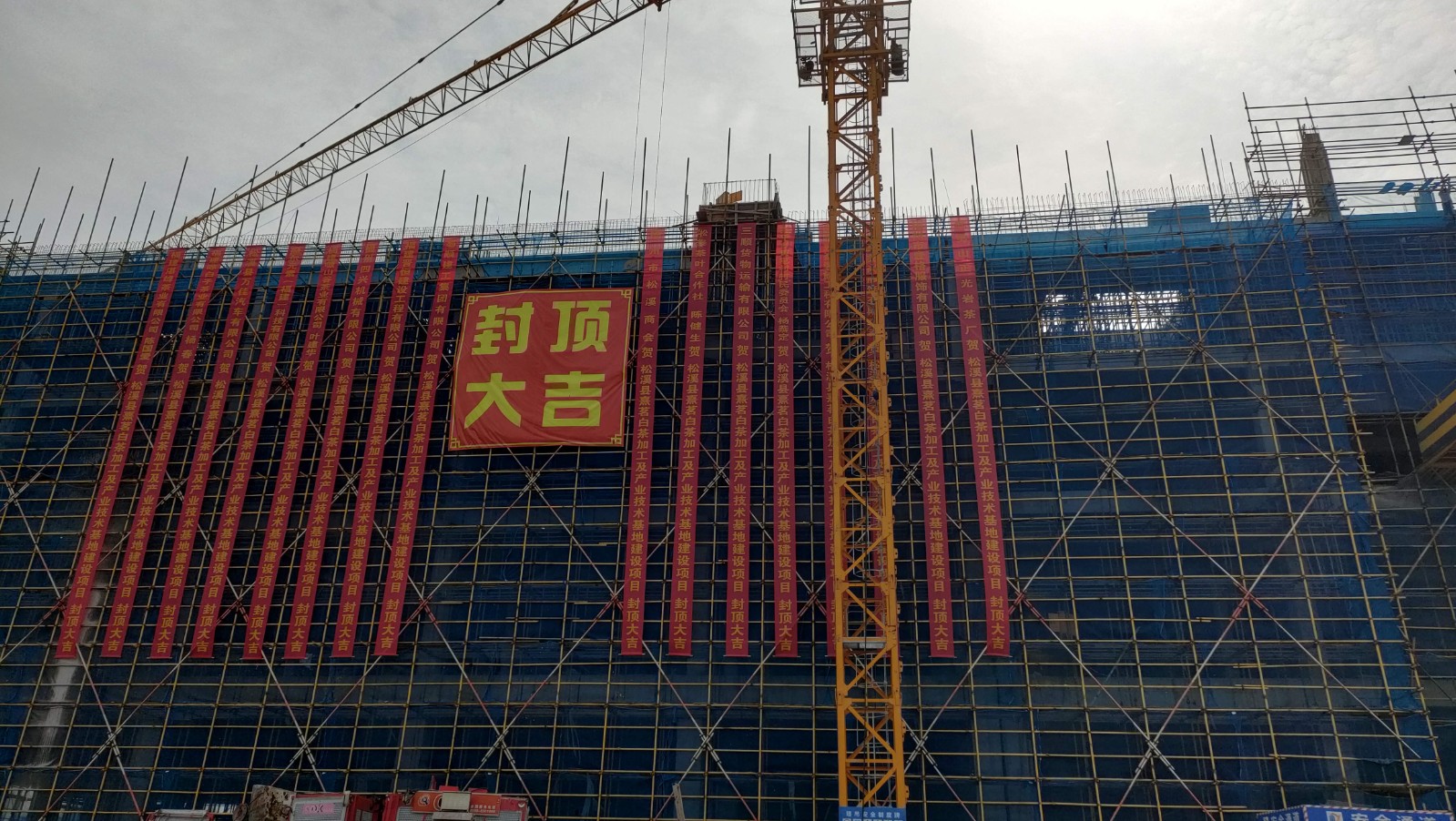 易順建工集團(tuán)有限公司承建的熹茗白茶加工及產(chǎn)業(yè)技術(shù)基地建設(shè)項(xiàng)目一期工程順利封頂！